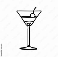 Image result for Martini Glass Silhouette