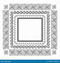 Image result for Geometric Border Frame Clip Art