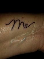 Image result for cool letter m tattoo