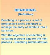 Image result for Benching Meaning