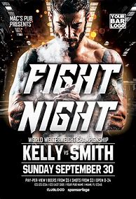 Image result for Fight Flyer