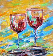 Image result for Wine Glasses Art