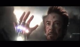 Image result for Iron Man Snap GIF