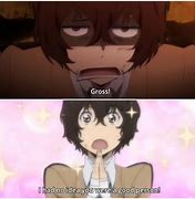 Image result for Dazai and Chuuya Kiss Anime