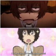 Image result for Chuuya and Dazai Kiss