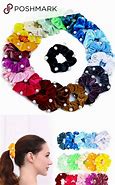 Image result for Velvet Scrunchies for Kids 40 Pack