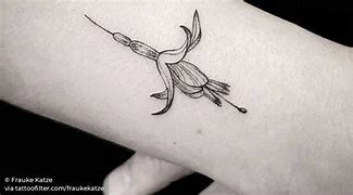 Image result for Fuchsia Flower Tattoo with a Fishing Hook