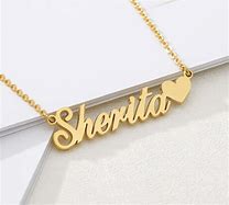 Image result for Personalized Name Necklace