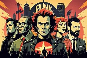 Image result for Punk Rock Album Cover Art