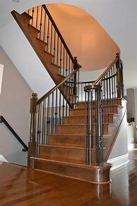 Image result for Solid Wood Stairs