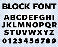 Image result for Block Font Free