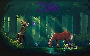 Image result for Zelda Pixel Wallpaper 4K