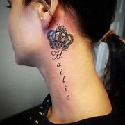 Image result for Neck Name Tattoos