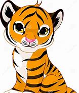 Image result for Cute Tiger Line Art