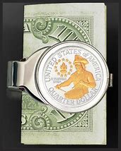 Image result for New York Quarter Money Clip