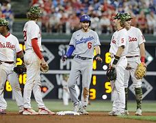 Image result for Phillies Lineup Card Graphic. With Trea Turner