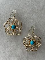 Image result for Blue Stone Earrings