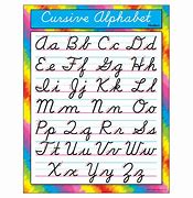 Image result for Capital Cursive Alphabet Chart