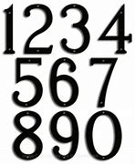 Image result for House Letters and Numbers Black