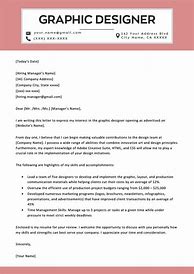 Image result for Graphic Design Cover Letter