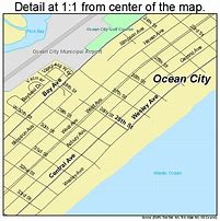 Image result for Ocean City Boardwalk New Jersey Map