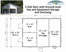 Image result for 2 Stall Horse Barn