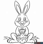 Image result for Easter Bunny Face Drawing