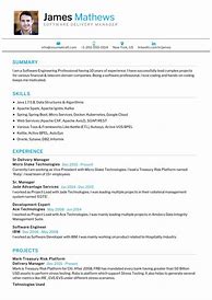 Image result for Delivery Resume