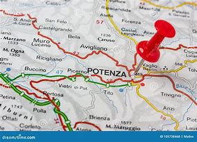 Image result for Potenza Basilicata Italy Map