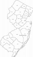 Image result for New Jersey Black and White Map