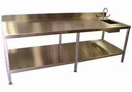 Image result for Stainless Steel Lab Table with Sink