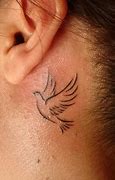 Image result for Dove Tattoo Behind Ear