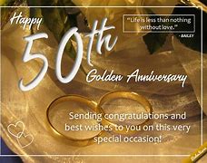 Image result for 50th Wedding Anniversary Card Sayings