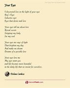 Image result for Your Stunning Eyes Poem