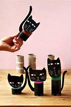 Image result for Black Cat Halloween Decorations