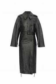 Image result for Balenciaga Leather Trench Coat