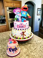 Image result for Elmo and Abby Cake