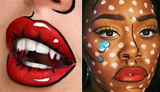 Image result for Pop Art Makeup Looks