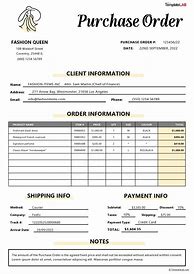 Image result for Sample Purchase Order Form Template