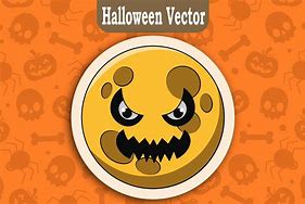 Image result for Halloween Moon Vector