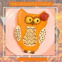 Image result for Fall Owl Cookies