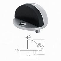 Image result for Half Round Door Stopper