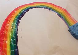 Image result for Rainbow Rain Painting