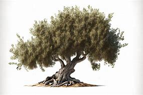 Image result for White Olive Tree On Black Background