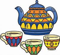 Image result for Funky Blue Tea Set Picture