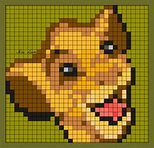 Image result for Pixel Art Lion Facile