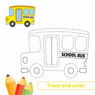 Image result for Easy to Trace School Bus Cut Out