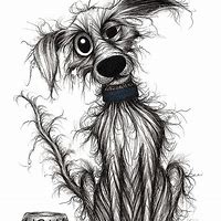 Image result for Ugly Dog Drawing