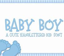 Image result for Baby Boy Font