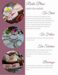 Image result for British Tea Menu Ideas